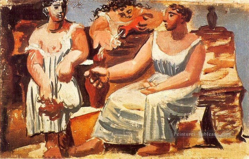 Trois femmes à la fontaine 8 1921 cubiste Pablo Picasso Peintures à l'huile